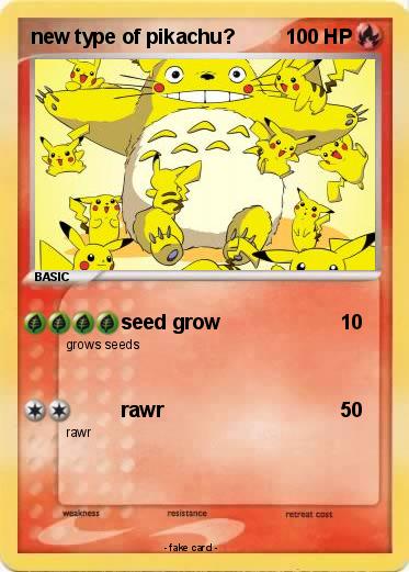Pokemon new type of pikachu?
