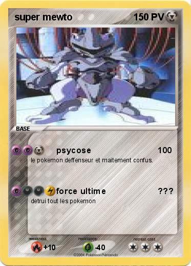 Pokemon super mewto