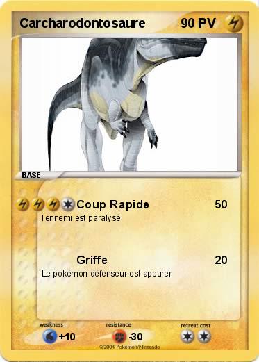 Pokemon Carcharodontosaure 