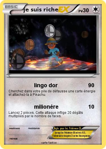 Pokemon je suis riche