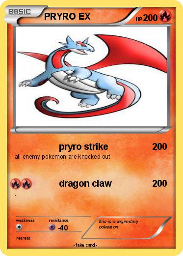 Pokemon PRYRO EX