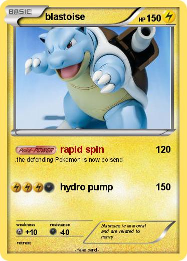 Pokemon blastoise