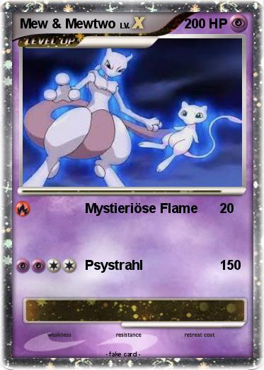 Pokemon Mew & Mewtwo
