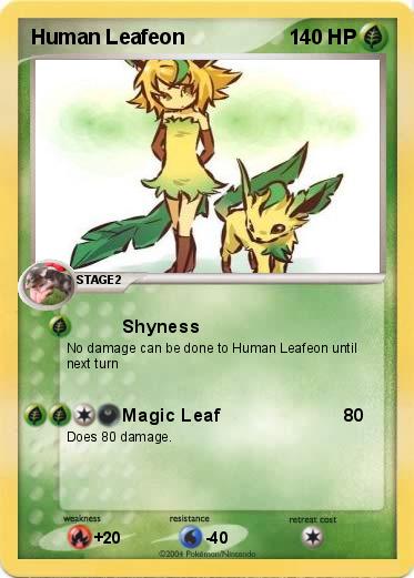 Pokemon Human Leafeon