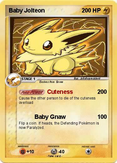 Pokemon Baby Jolteon
