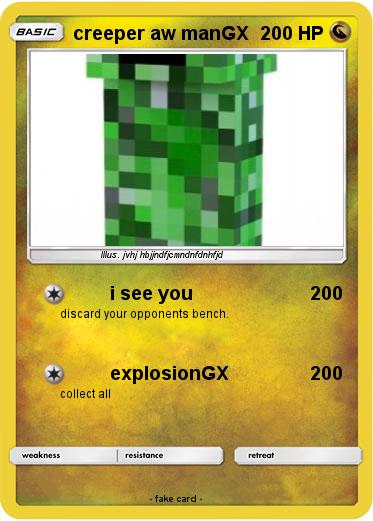 Pokemon creeper aw manGX