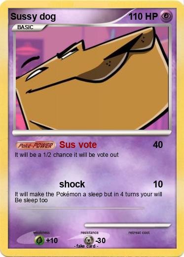 Pokemon Sussy dog
