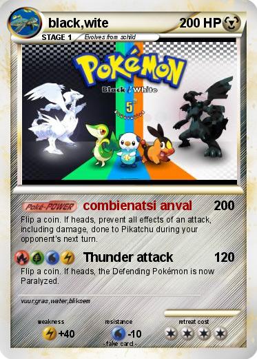 Pokemon black,wite
