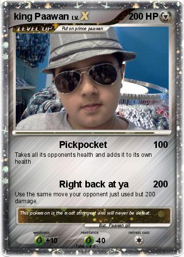 Pokemon king Paawan