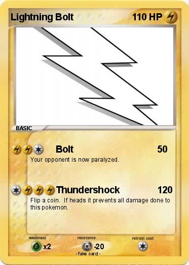 Pokemon Lightning Bolt