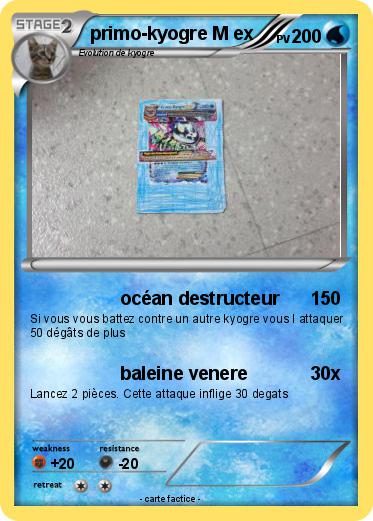 Pokemon primo-kyogre M ex