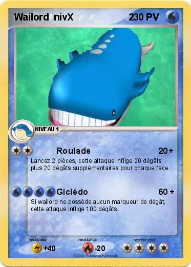 Pokemon Wailord  nivX                     2