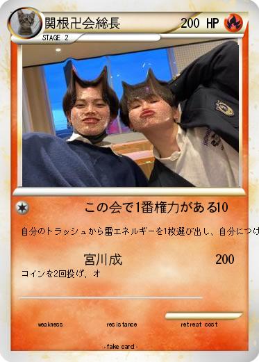 Pokemon 関根卍会総長