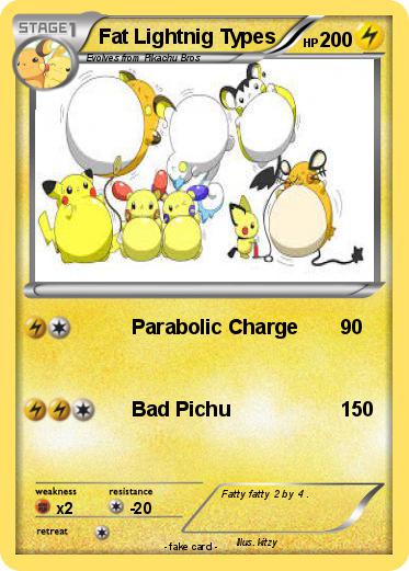 Pokemon Fat Lightnig Types