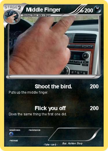 Pokemon Middle Finger