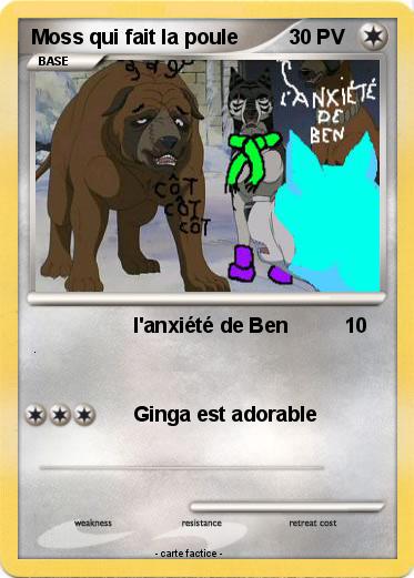 Pokemon Moss qui fait la poule