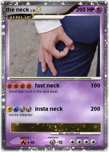 Pokemon the neck