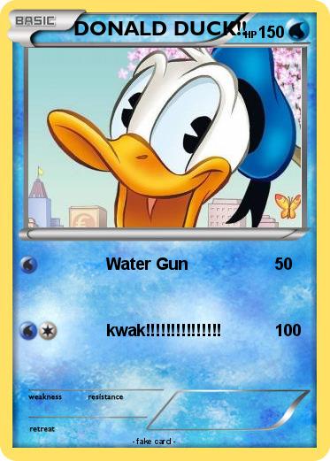 Pokemon DONALD DUCK!!
