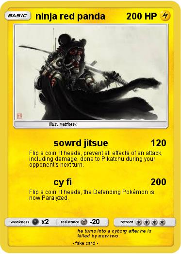 Pokemon ninja red panda