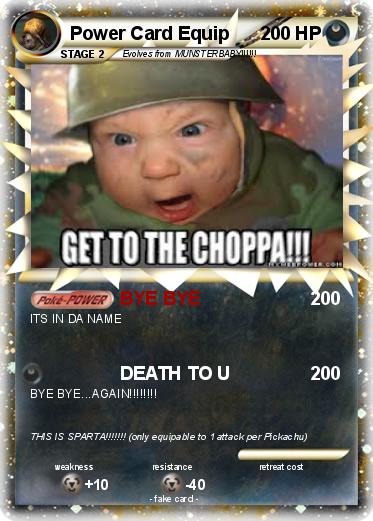 Pokemon Power Card Equip