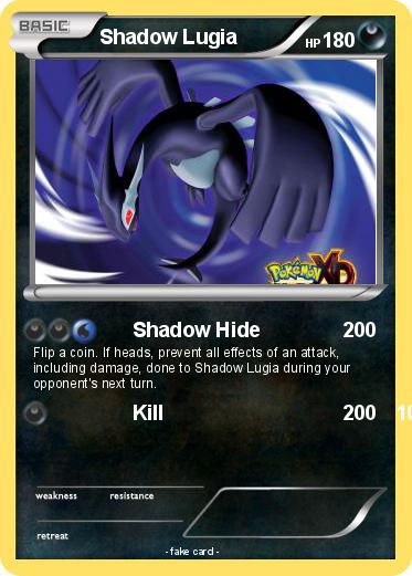 Pokemon Shadow Lugia
