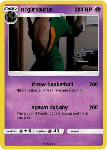 Pokemon n1g3rsaurus