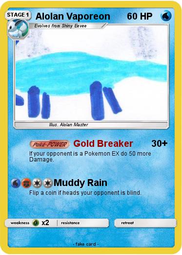 Pokemon Alolan Vaporeon