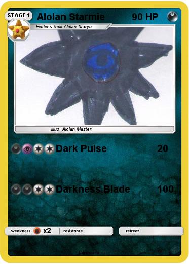 Pokemon Alolan Starmie