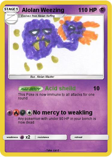 Pokemon Alolan Weezing