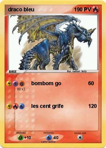 Pokemon draco bleu