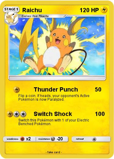 Pokemon Raichu