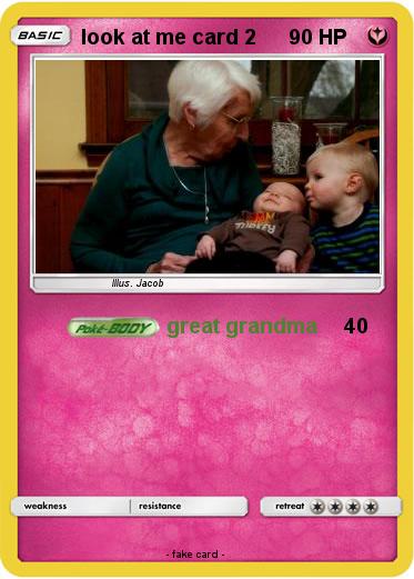 Pokemon look at me card 2