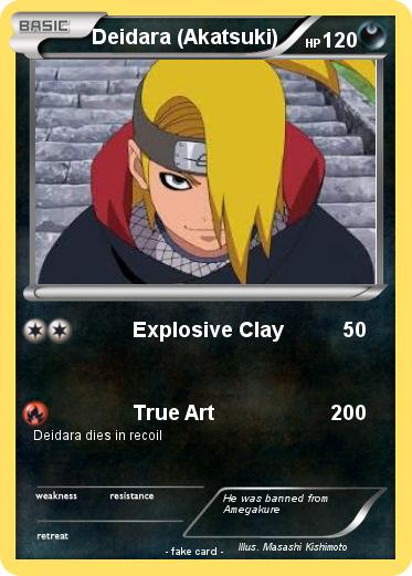 Pokemon Deidara (Akatsuki)
