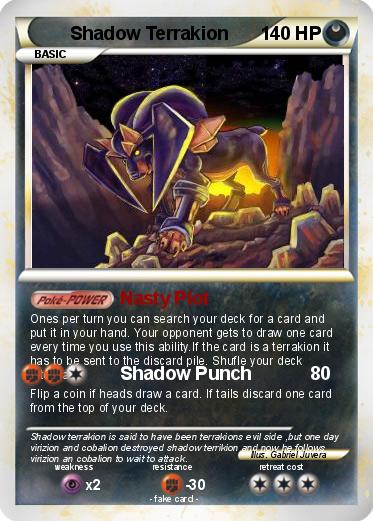 Pokemon Shadow Terrakion