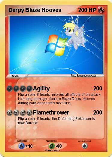 Pokemon Derpy Blaze Hooves