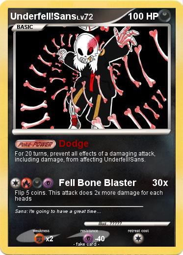 Pokemon Underfell!Sans