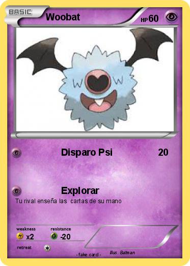 Pokemon Woobat
