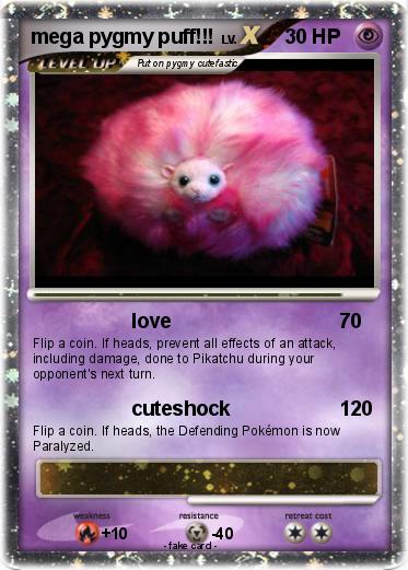 Pokemon mega pygmy puff!!!