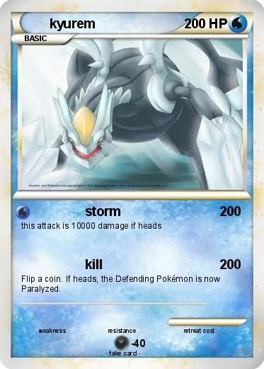 Pokemon kyurem