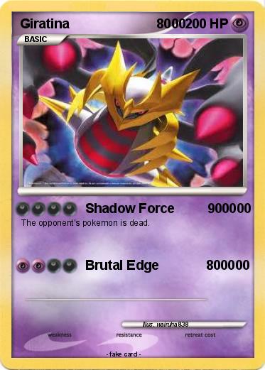 Pokemon Giratina                        8000