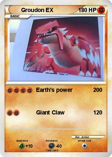Pokemon Groudon EX