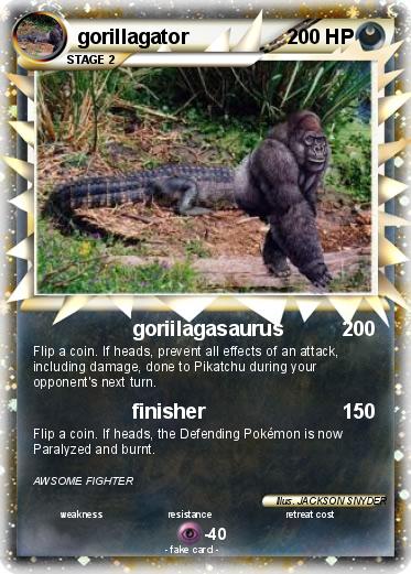 Pokemon gorillagator