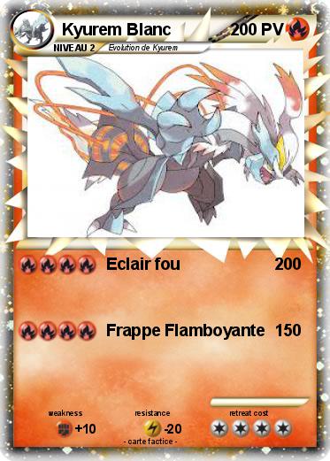 Pokemon Kyurem Blanc