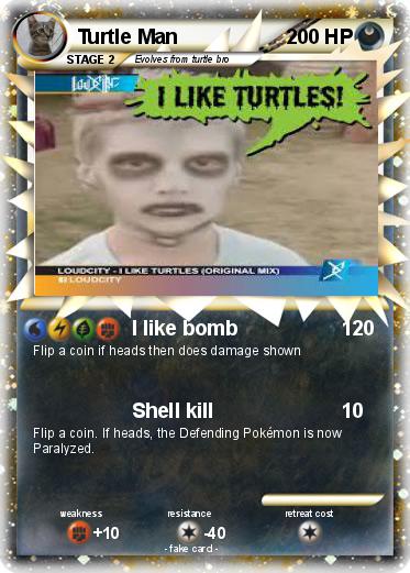 Pokemon Turtle Man