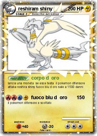 Pokemon reshiram shiny
