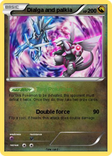 Pokemon Dialga and palkia