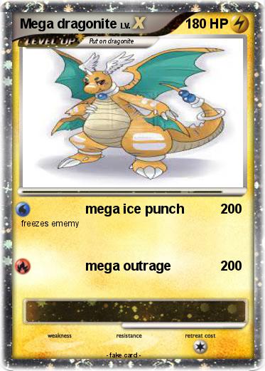 Pokemon Mega dragonite