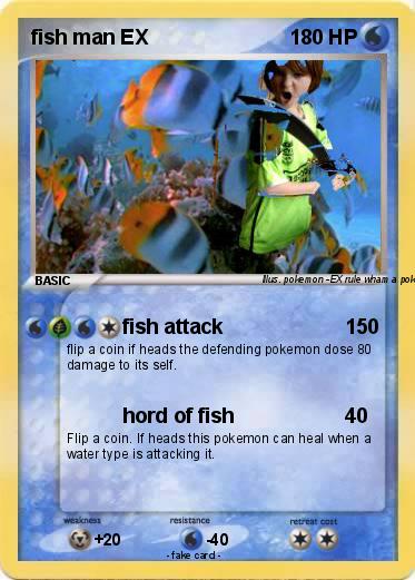 Pokemon fish man EX