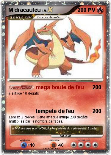 Pokemon M dracaufeu