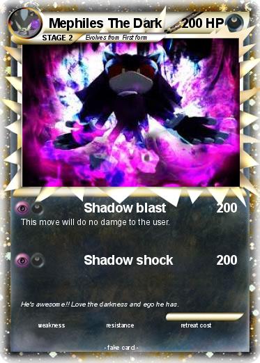 Pokemon Mephiles The Dark